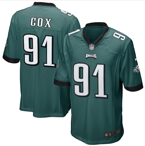 Fletcher Cox #91 Philadelphia Eagles Jersey