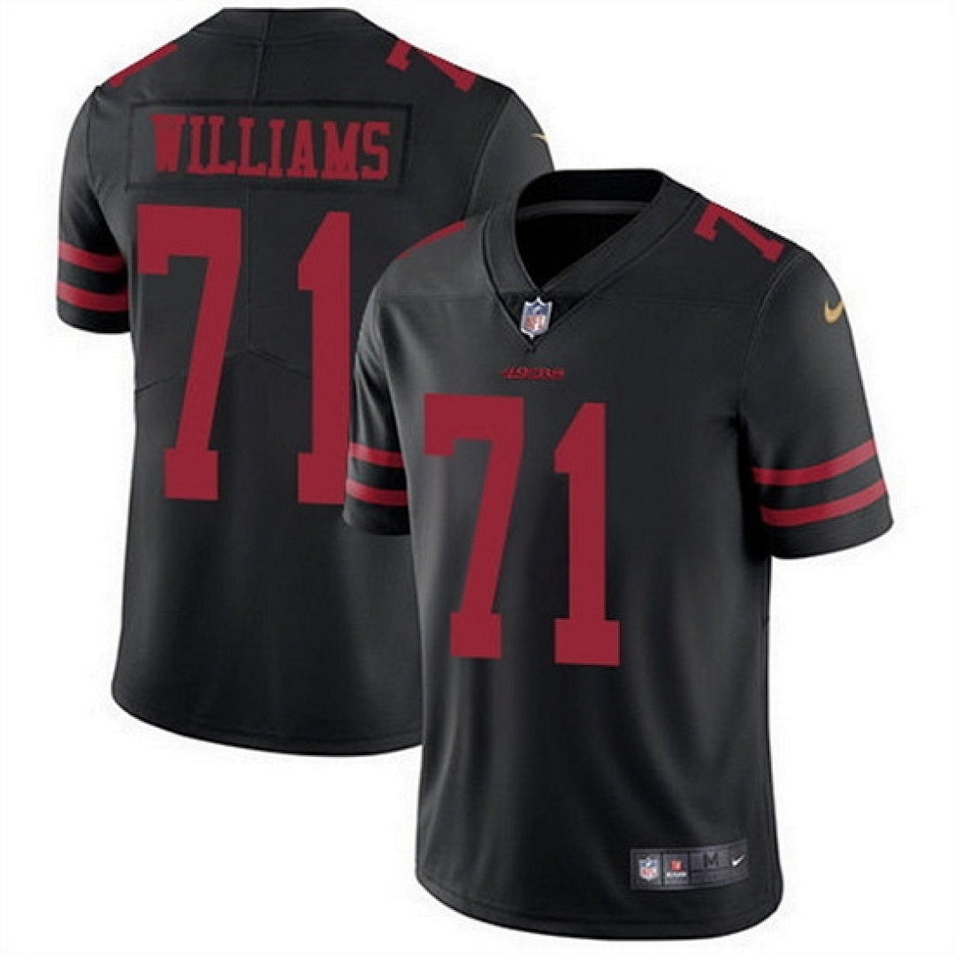 San Francisco 49ers Trent Williams #71 black Jersey