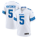 David Montgomery #5 Detroit Lions White Jersey