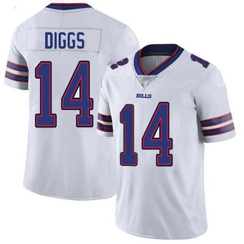 Stefon Diggs #14 Buffalo Bills White Jersey