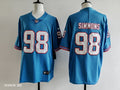 Jeffery Simmons #98 Tennessee Titans Blue Jersey