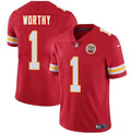 Xavier Worthy #1 Kansas City Chiefs Jersey