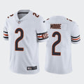 D. J. Moore#2 Chicago Bears White Jersey