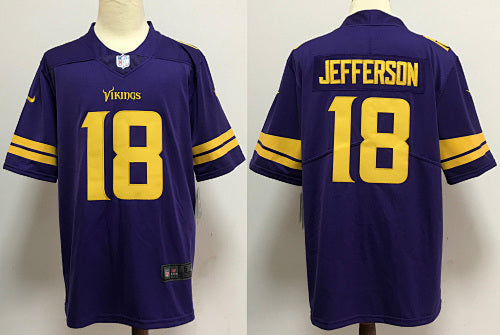 Justin Jefferson #18 Minnesota Vikings Jersey