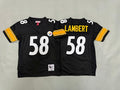 Youth Jack Lambert#58 Pittsburgh Steelers Black Vintage Throwback Jersey