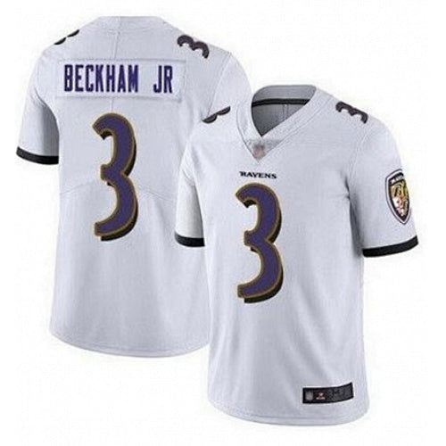 Odell Beckham Jr.#3 Baltimore Ravens White Jersey
