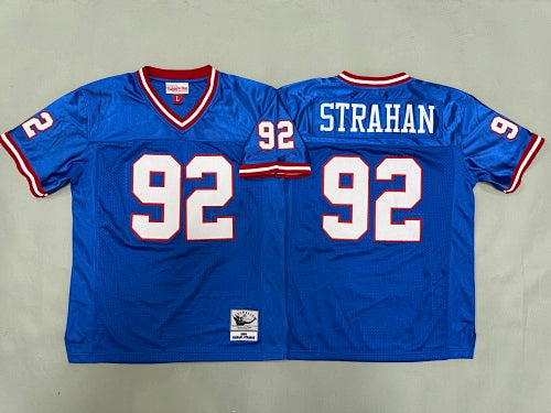 Youth Michael Strahan #92 New York Giants Vintage Throwback Jersey