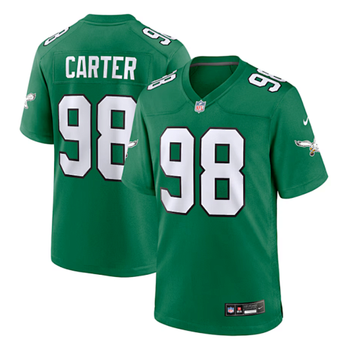 Jalen Carter #98 Philadelphia Eagles Super Bowl Jersey
