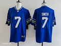 Seattle Seahawks Geno Smith #7 blue Jersey