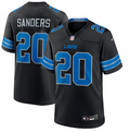 Barry Sanders #20 Detroit Lions black Jersey