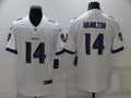 Kyle Hamilton#14 Baltimore Ravens White Jersey