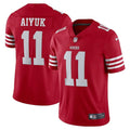 San Francisco 49ers Brandon Aiyuk #11 red Jersey