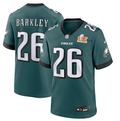Saquon Barkley #26 Philadelphia Eagles Super Bowl Jersey