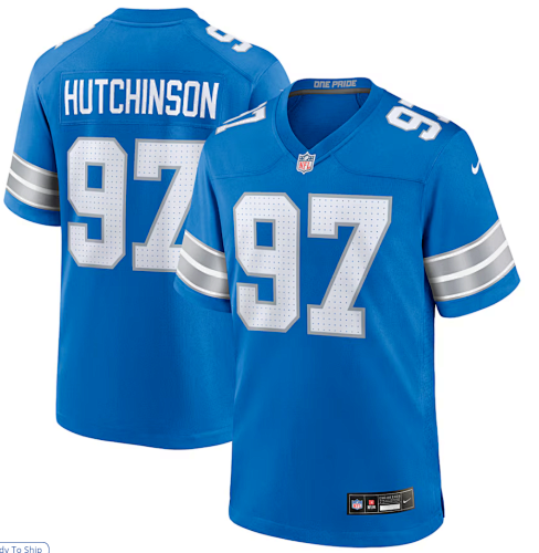 Aidan Hutchinson #97 Detroit Lions Jersey