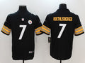 Ben Roethlisberger #7 Pittsburgh Steelers black Jersey
