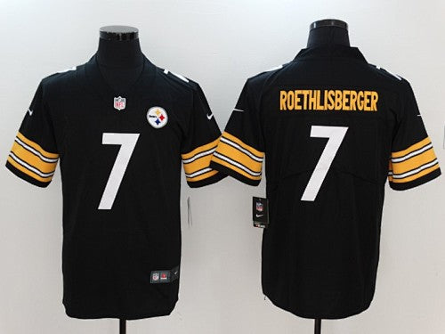 Ben Roethlisberger #7 Pittsburgh Steelers black Jersey