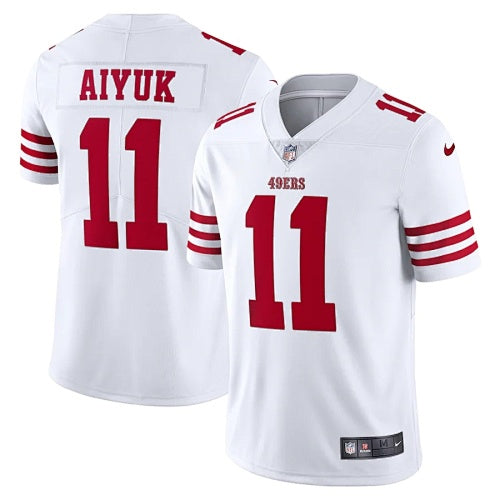 San Francisco 49ers Brandon Aiyuk #11 White Jersey