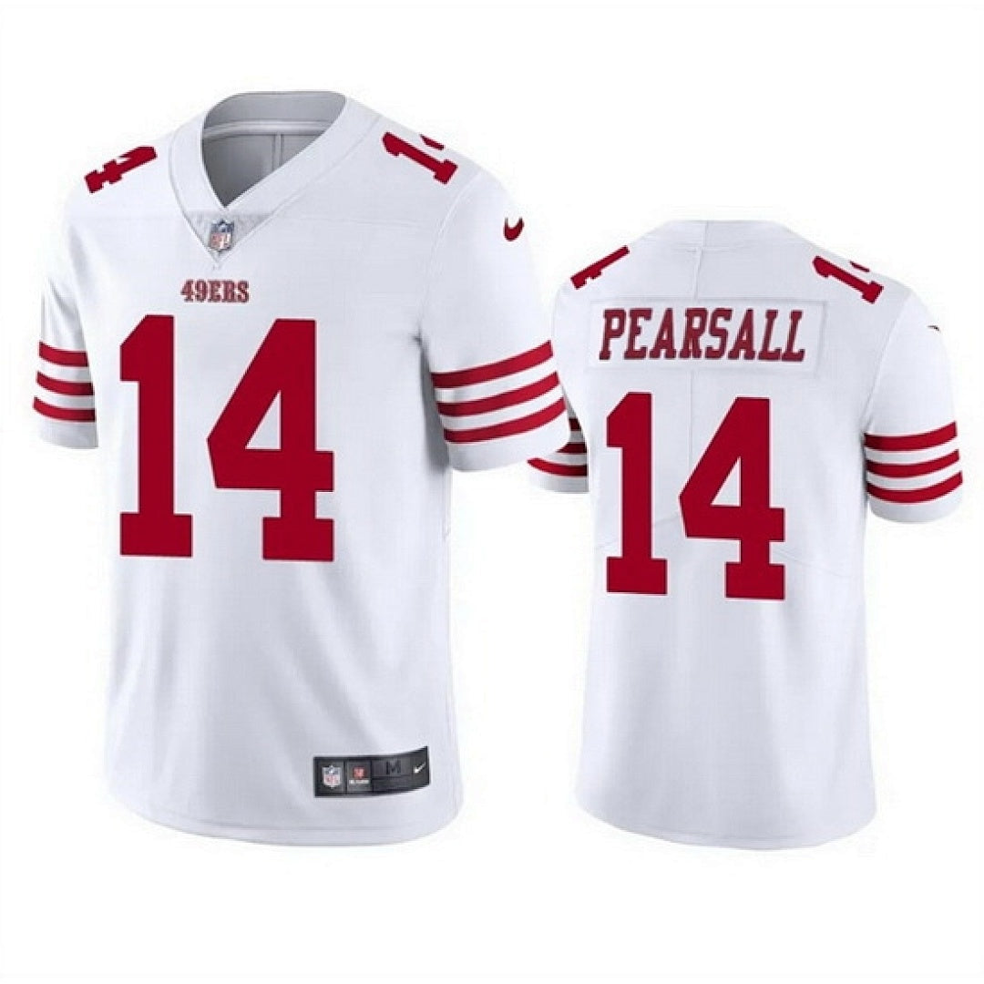 San Francisco 49ers Ricky Pearsall #14 White Jersey