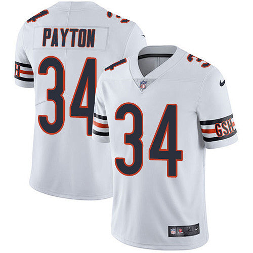 Walter Payton#34 Chicago Bears White Jersey