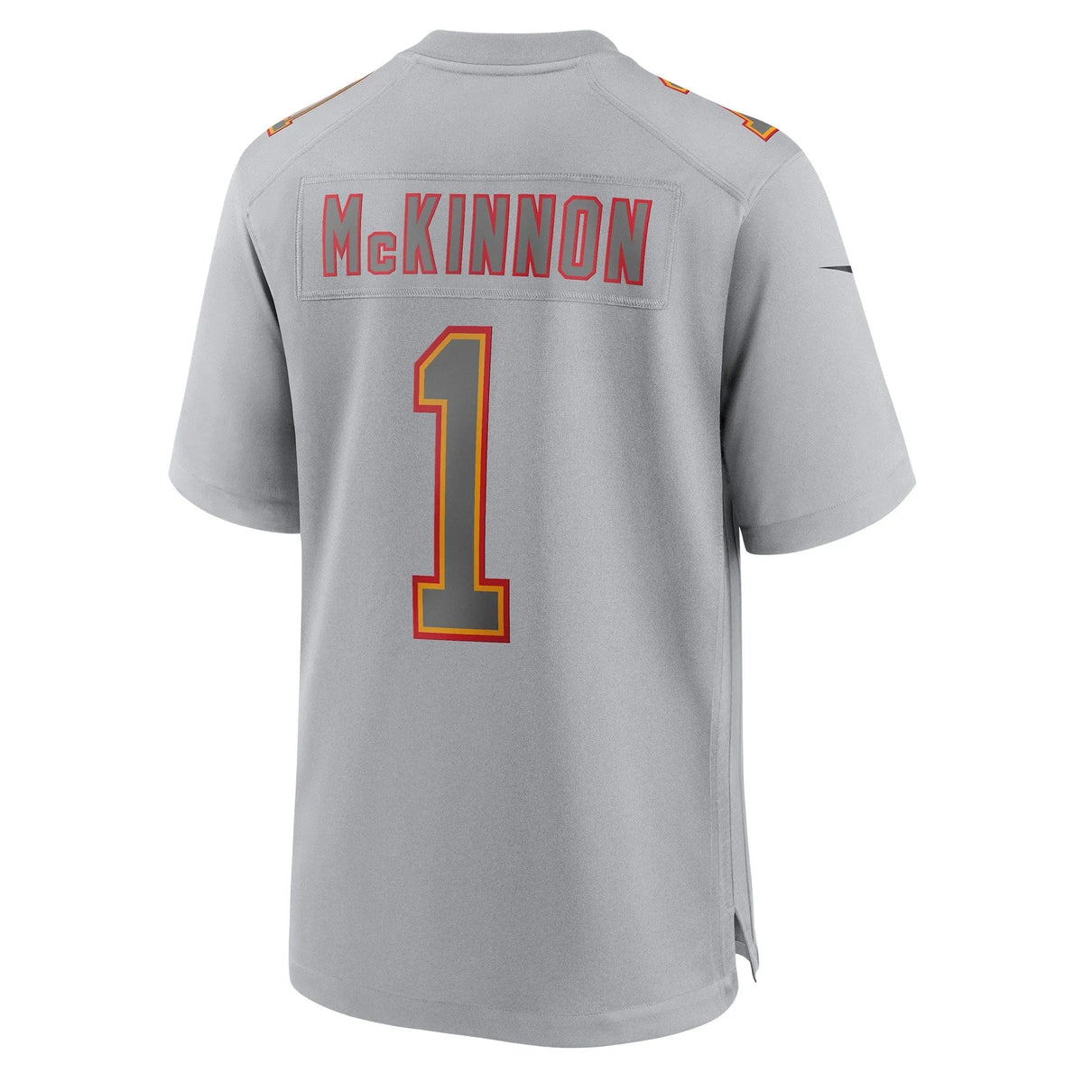 Jerick McKinnon Kansas City Chiefs Super Bowl LVII Patch Atmosphere Fashion Game Jersey - Gray
