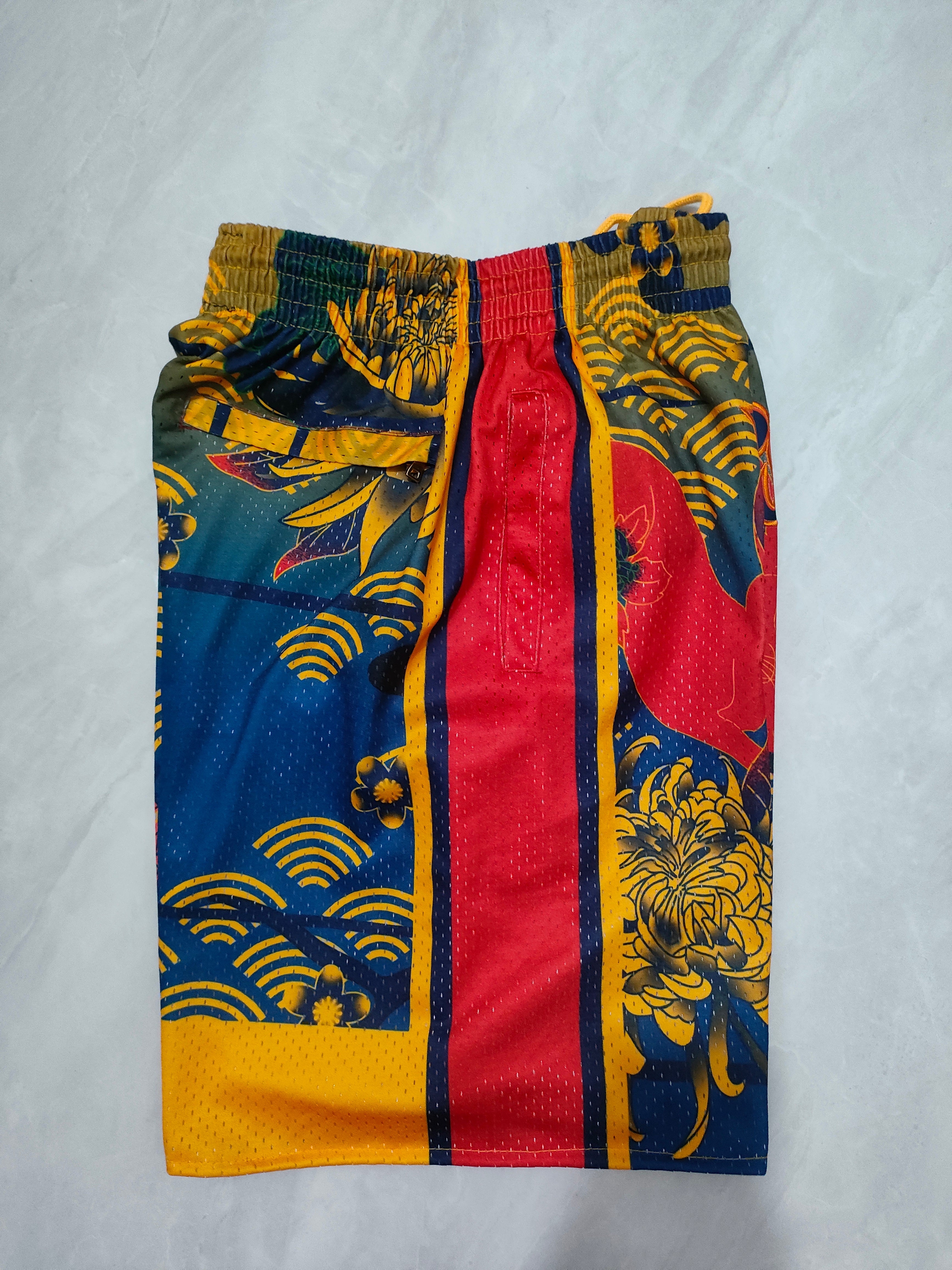 Golden State Warriors Blue Rabbit Year Limited Edition Pocket Shorts