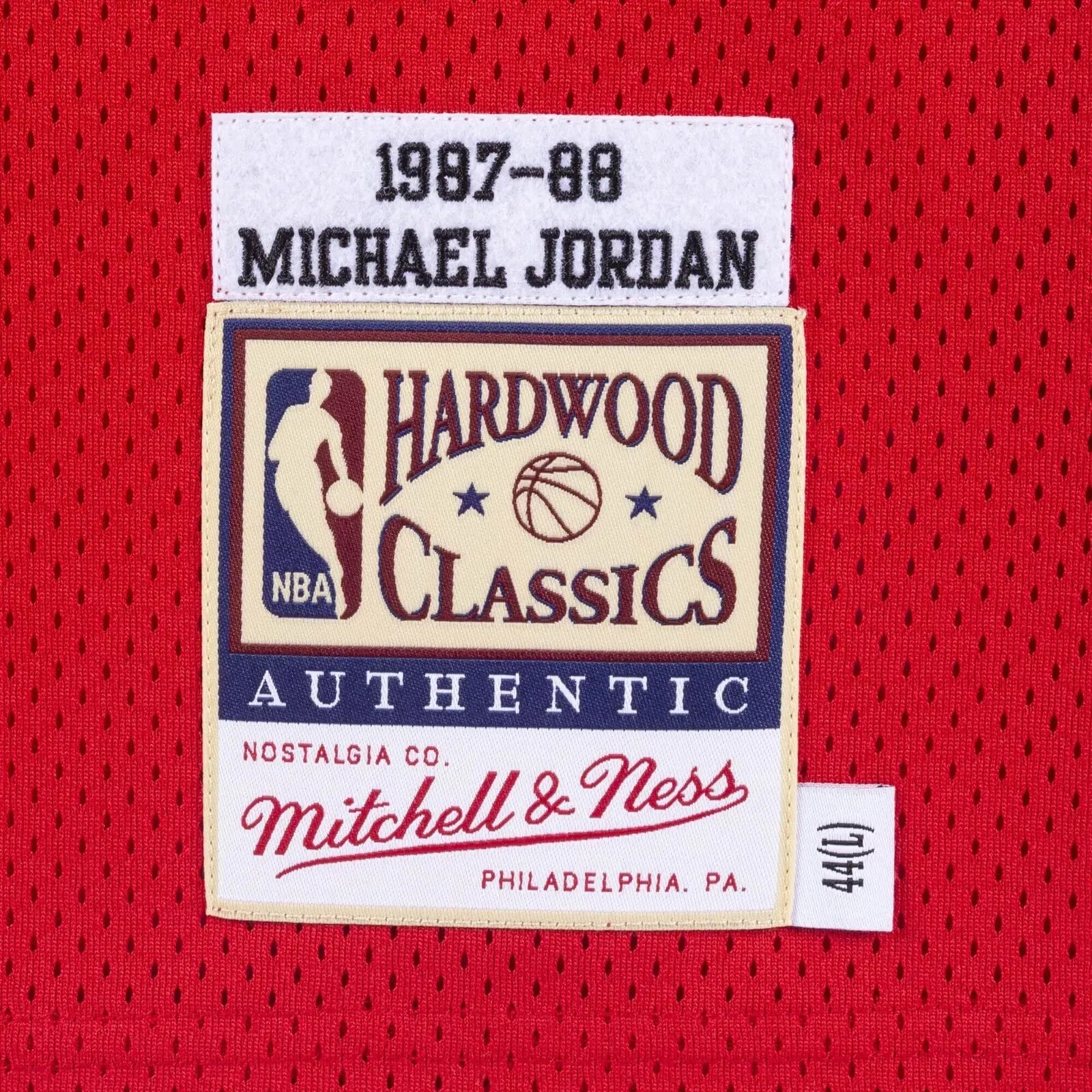 Mitchell Ness Chicago Bulls 1987-88 Michael JORDAN  Season MVP Jersey