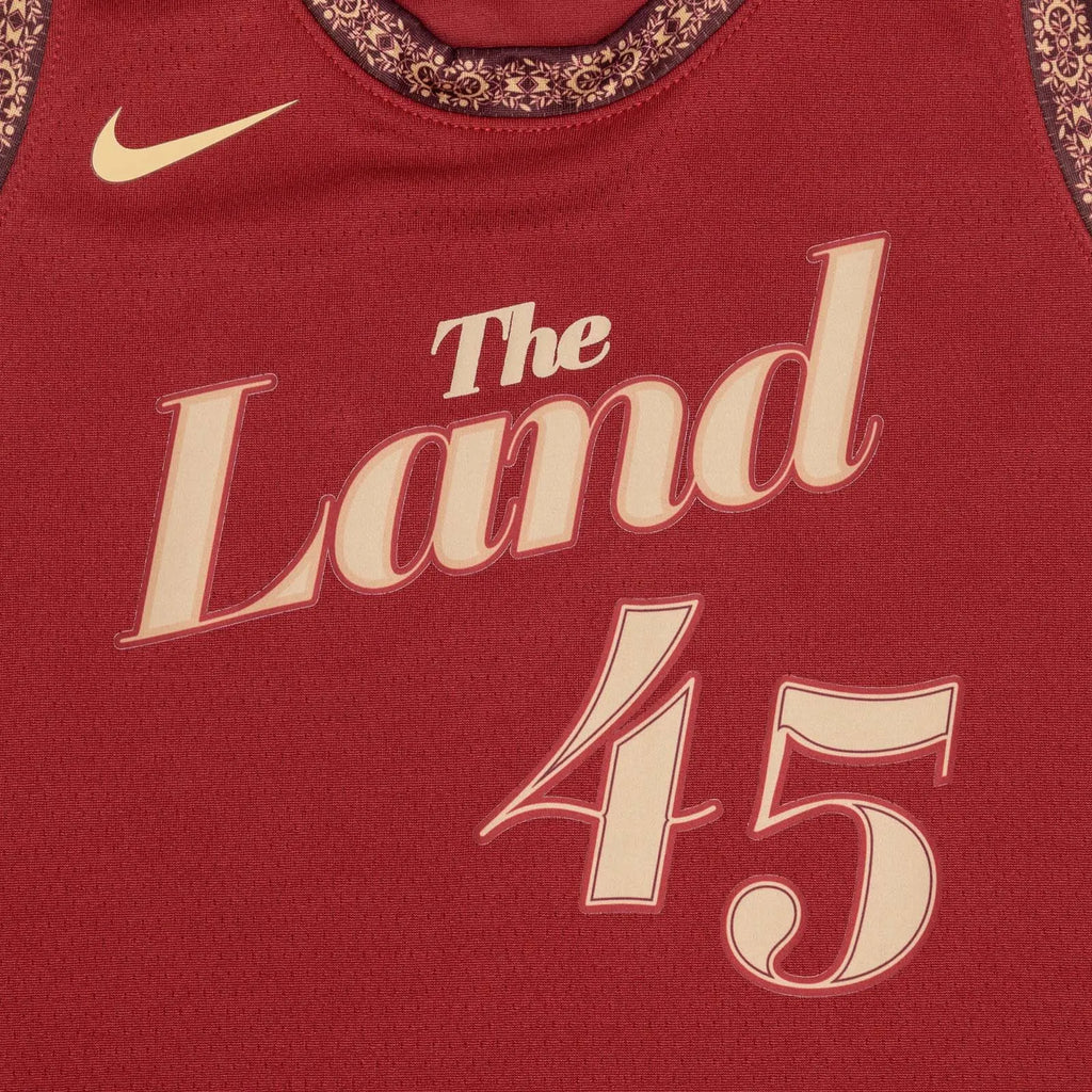 Donovan Mitchell Cleveland Cavaliers 2024 City Edition  Swingman Jersey - Red