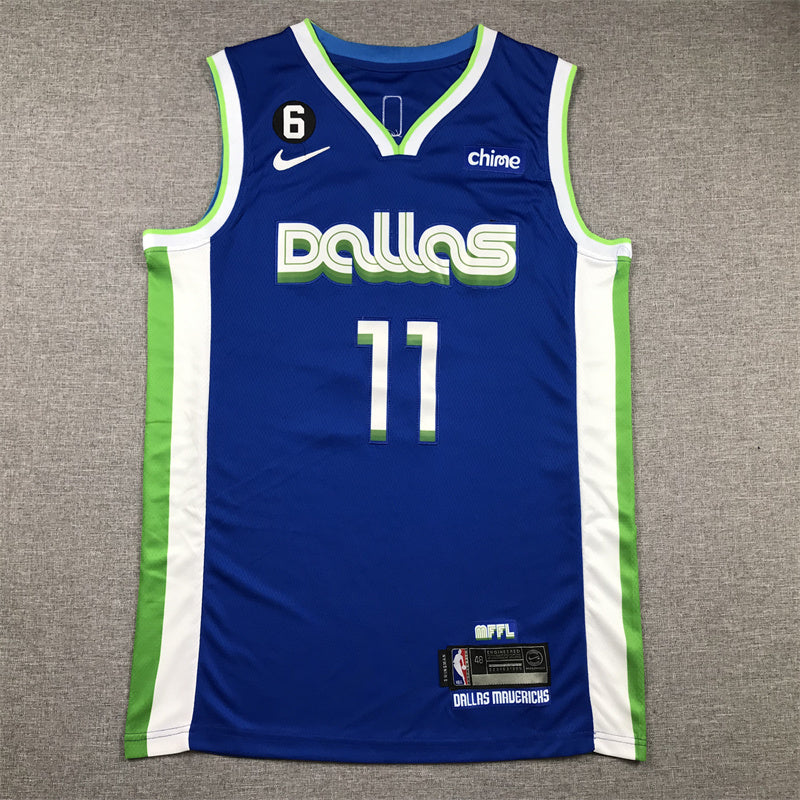 Dallas Mavericks Kyrie Irving #11 2023 City Edition Swingman Jersey — Embroidered