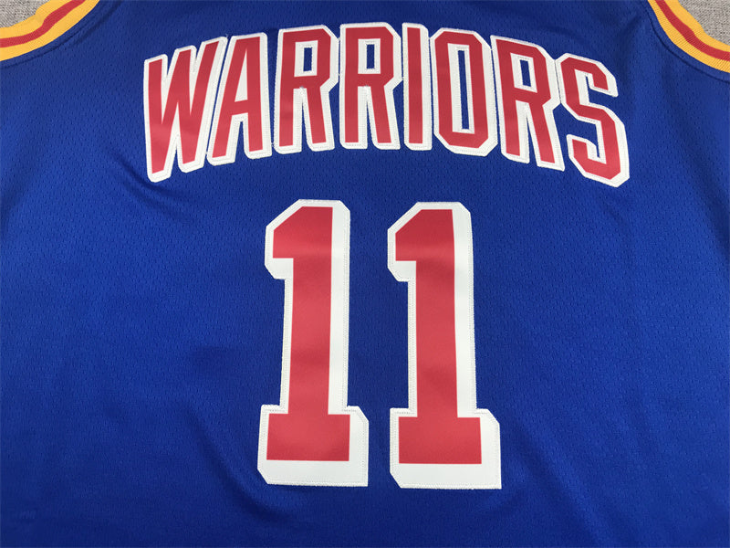 Golden State Warriors Klay Thompson #11 75th Anniversary City Edition Swingman Jersey — Embroidered