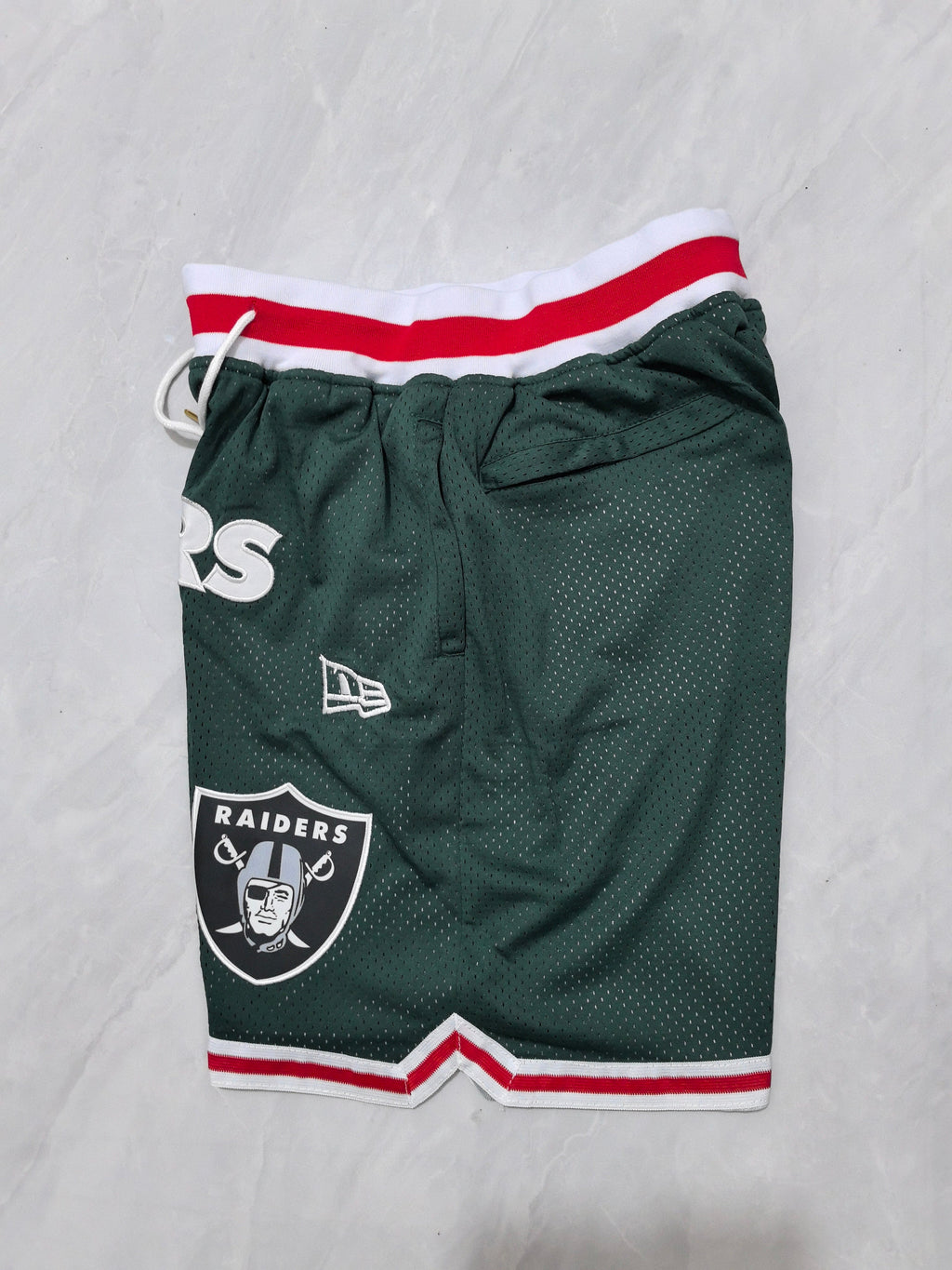 Las Vegas Raiders Green Pocket Shorts