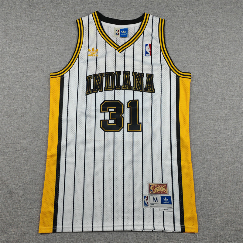 Indiana Pacers Reggie Miller #31 Throwback — Embroidered Jersey