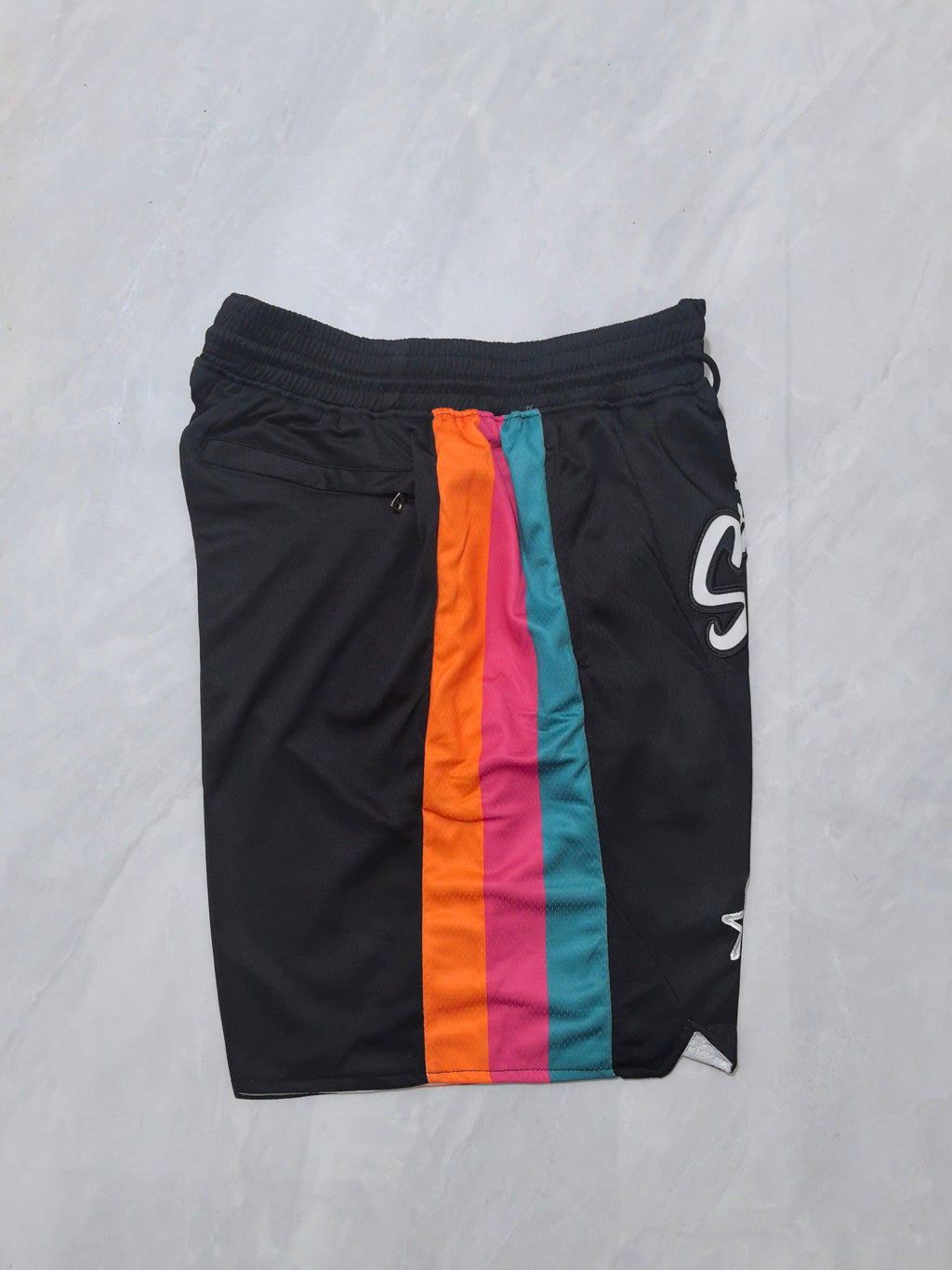 San Antonio Spurs 2026 Black City Edition Pocket Shorts