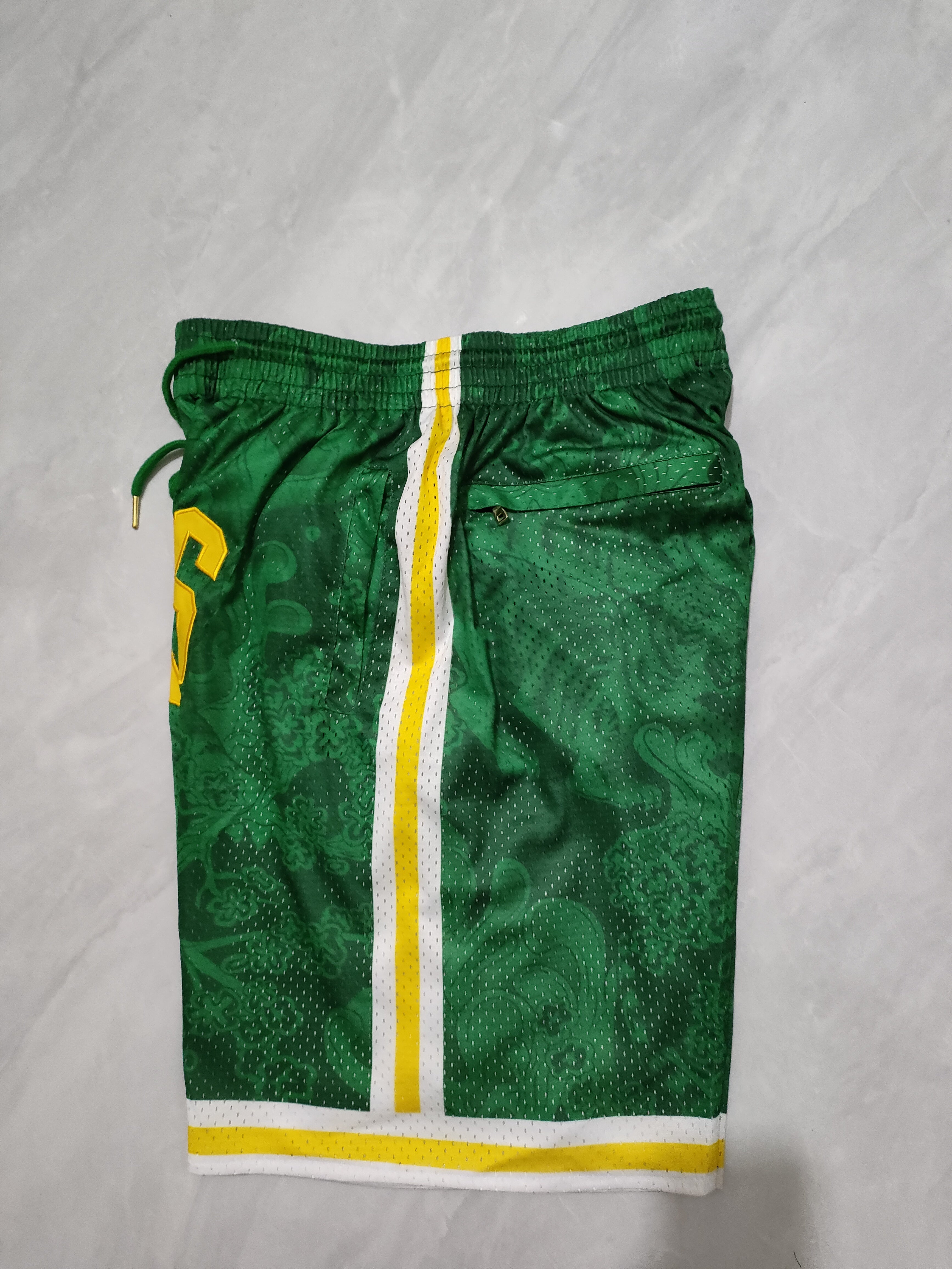Boston Celtics Green Tiger Year Limited Edition Pocket Shorts