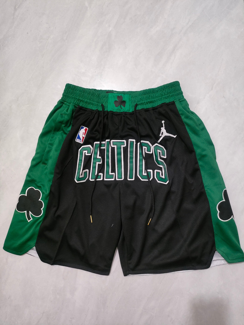 Boston Celtics Black City Edition Pocket Shorts