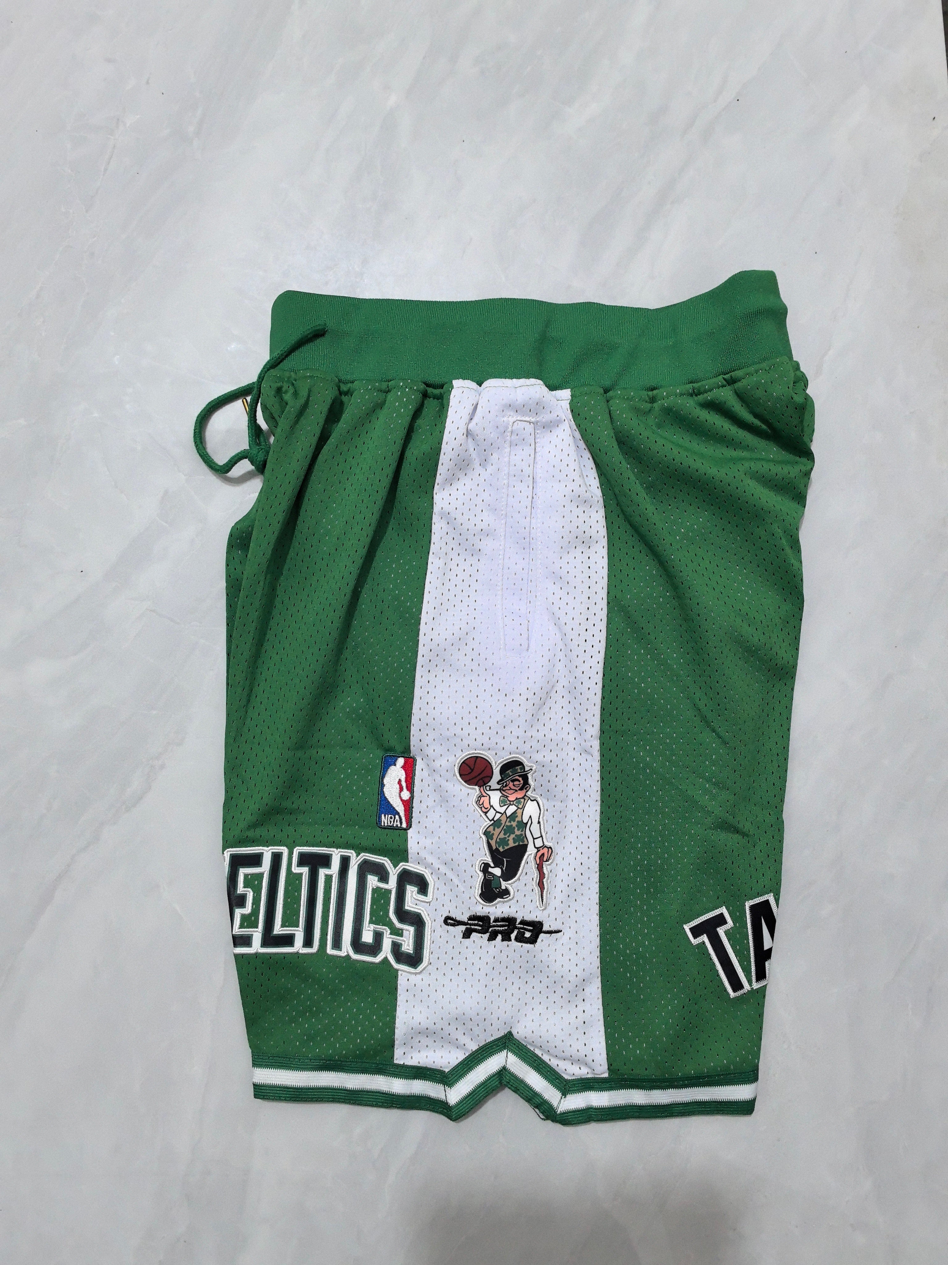 Boston Celtics Green Pocket Shorts