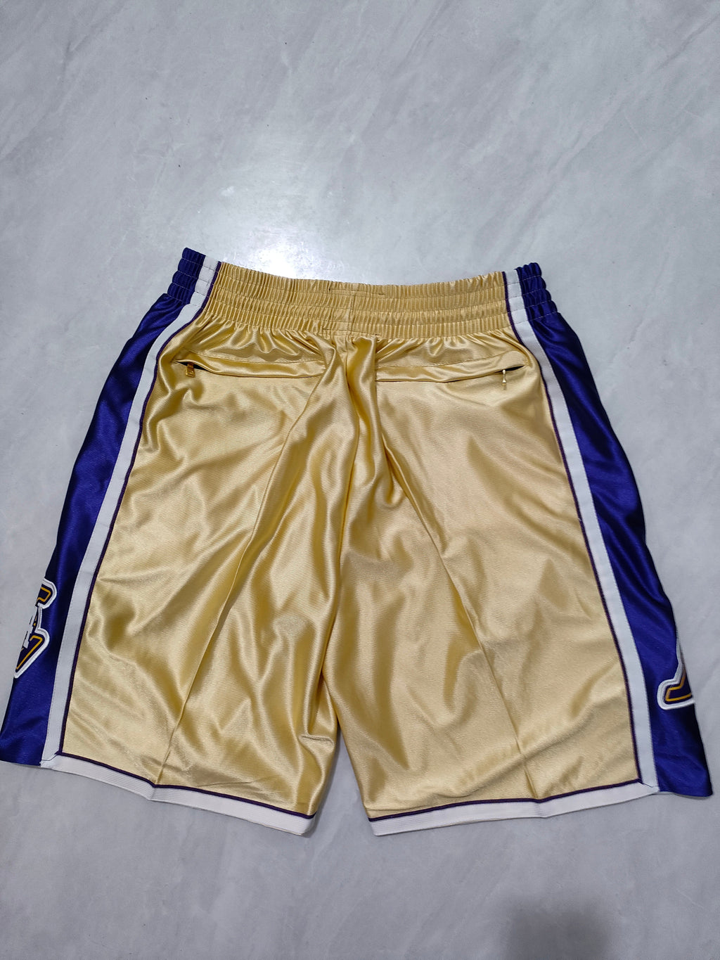 Los Angeles Lakers Kobe Hall of Fame Gold Pocket Shorts