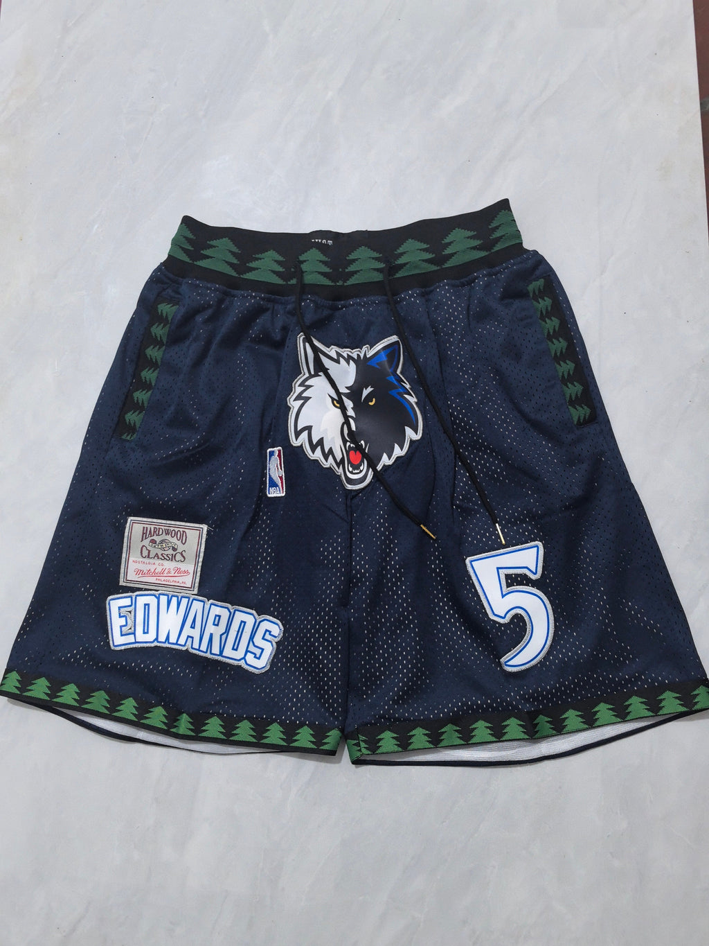 Minnesota Timberwolves Blue Retro Pocket Shorts