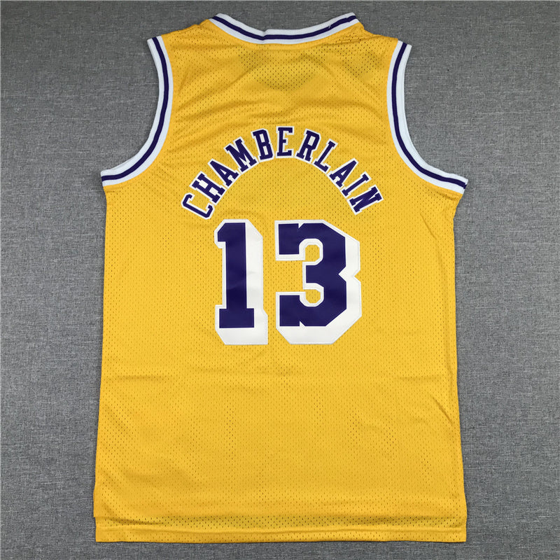 Wilt Chamberlain #13 Los Angeles Lakers 1971-72 Throwback Jersey