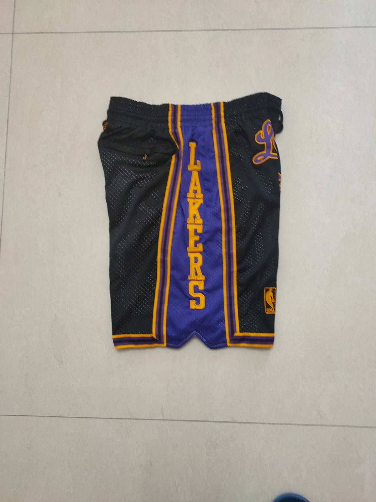 Los Angeles Lakers black vintage pocket pants