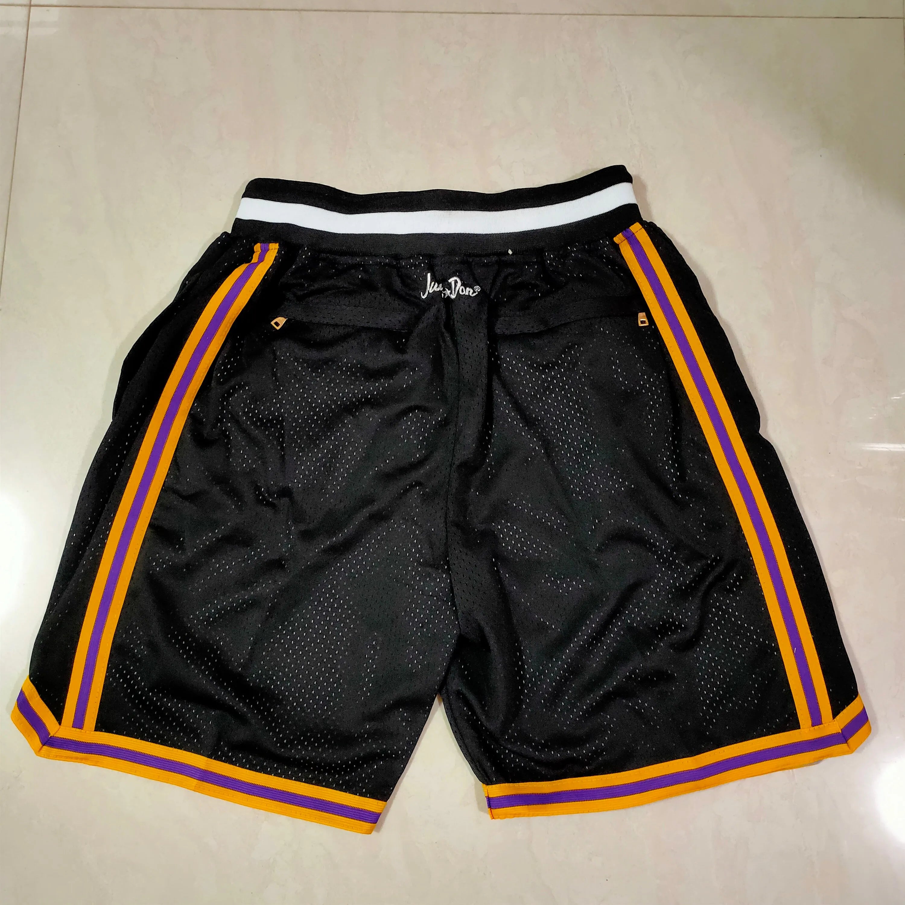Los Angeles Lakers MVP black pocket pants