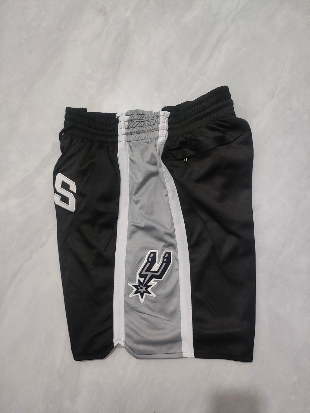 San Antonio Spurs Black Regular Edition Pocket Shorts