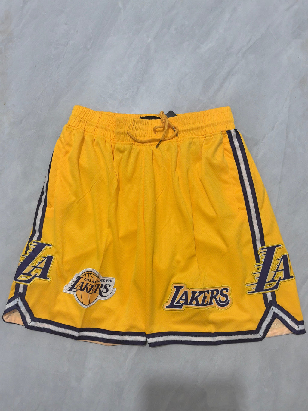 Los Angeles Lakers Yellow Fan Pocket Shorts