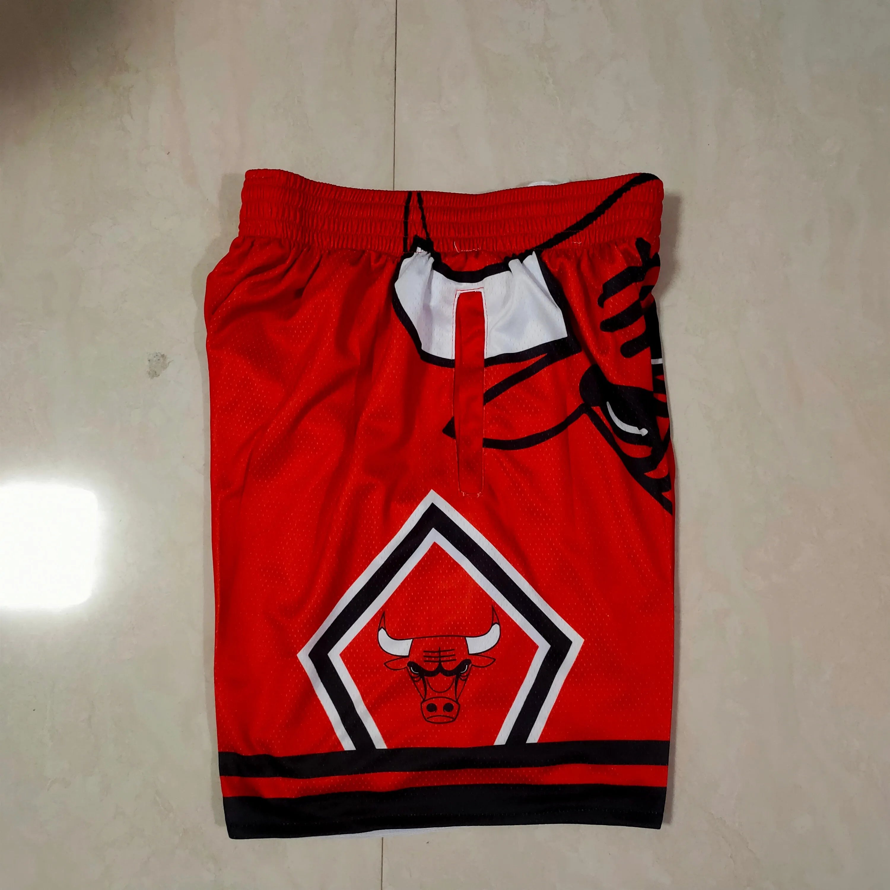 Chicago Bulls red mitchell&ness pocket pants