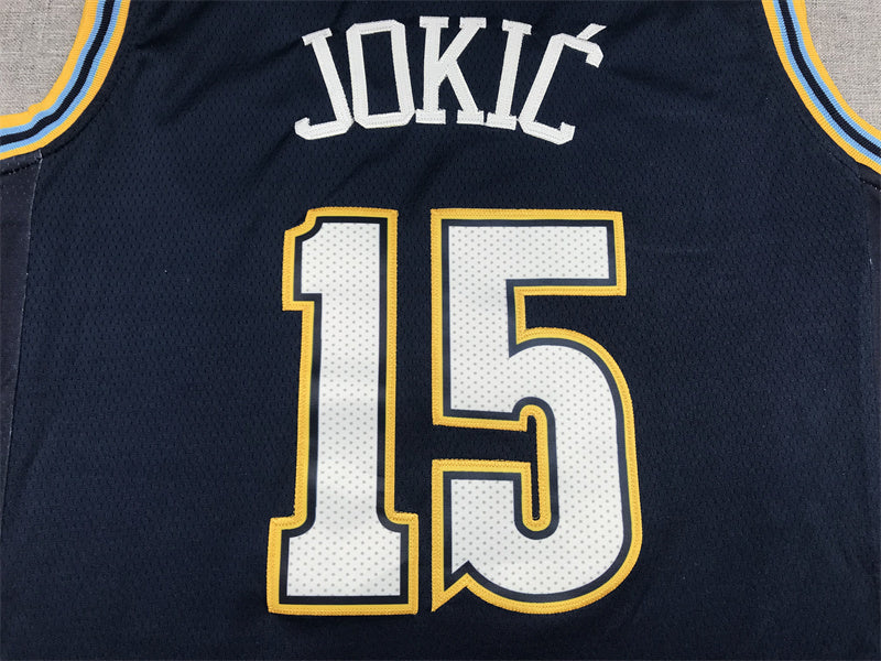 Denver Nuggets Nikola Jokic #15 2022 City Edition Swingman – Embroidered Jersey