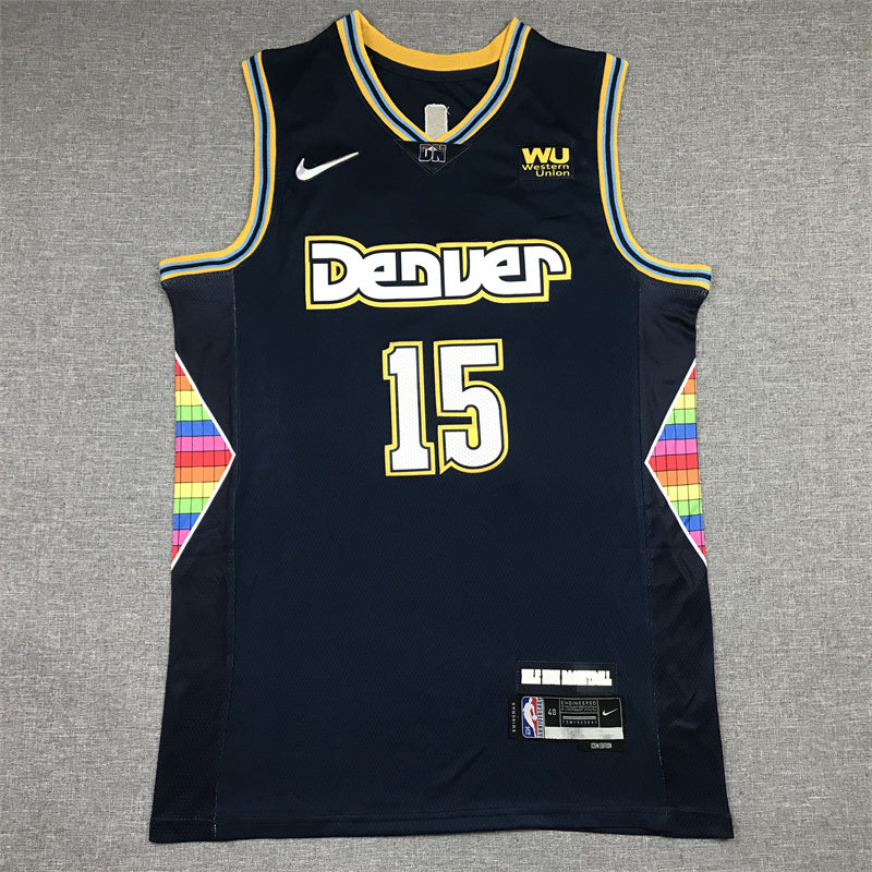 Denver Nuggets Nikola Jokic #15 2022 City Edition Swingman – Embroidered Jersey