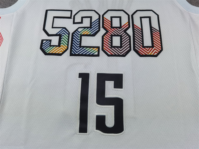 Denver Nuggets Nikola Jokic #15 2025 City Edition Swingman – Embroidered Jersey