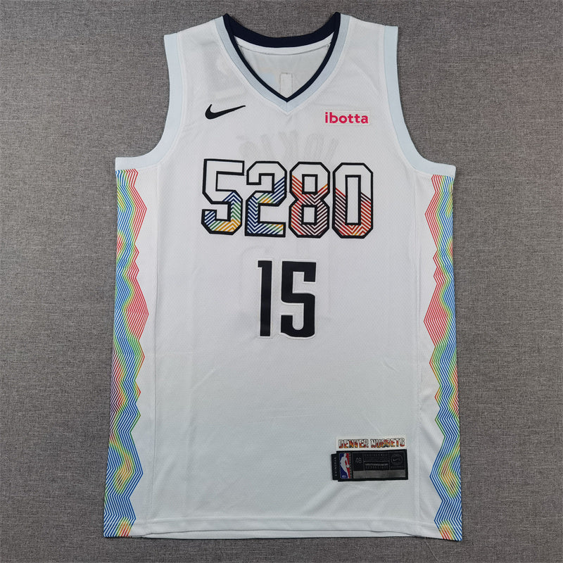 Denver Nuggets Nikola Jokic #15 2025 City Edition Swingman – Embroidered Jersey