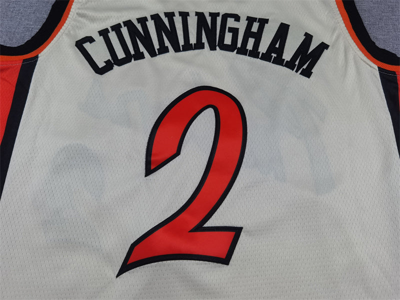 Detroit Pistons Cade Cunningham #2 2025 City Edition Swingman Jersey — Embroidered