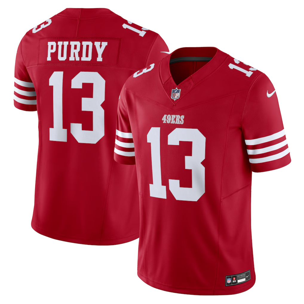 Brock Purdy #13 San Francisco 49ers Vapor Limited Red Jersey