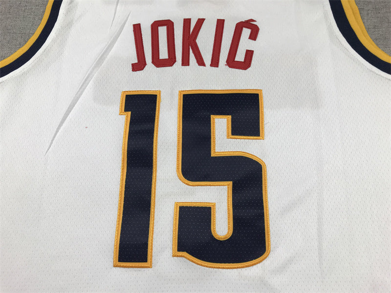 Denver Nuggets Nikola Jokic #15 City Edition Swingman – Embroidered Jersey